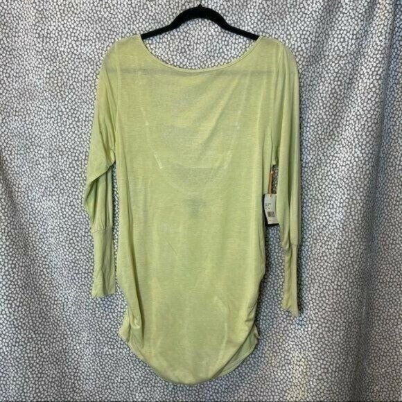 Paul Frank Tops - Paul Frank Green Long Sleeve Low Back Top Size XL
